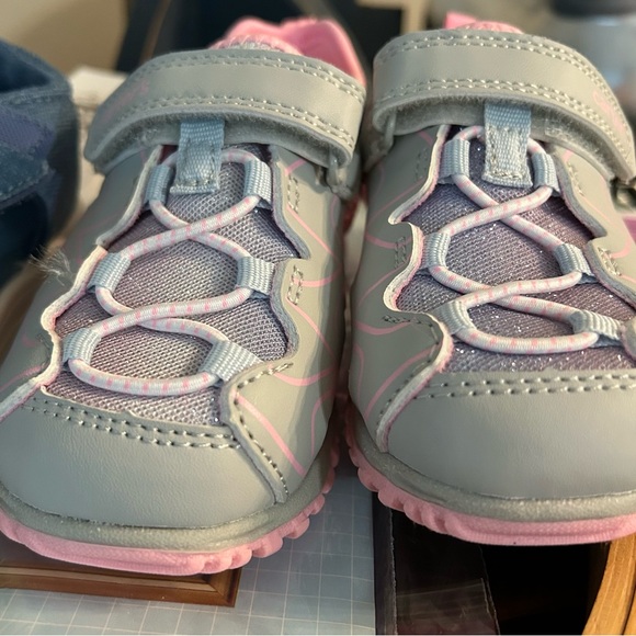 Carter's Kids Blue and Pink Adventure Sandals - Picture 5 of 5